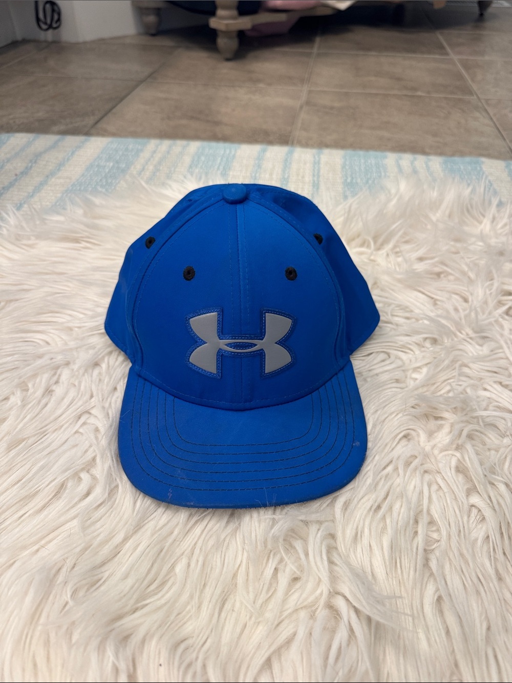 Under Armour Royal Blue Youth Logo Baseball Cap